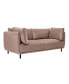 Фото #1 товара Serenity 79" Velvet with Metal Legs Sofa