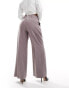 Closet London wide leg trouser in grey