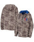 ფოტო #2 პროდუქტის Women's Leopard Philadelphia 76ers Gabriella Windbreaker Half-Zip Hoodie