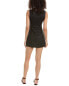 Фото #2 товара Femme Society Button Linen-Blend Mini Dress Women's Black S