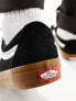 Vans SK8-Low trainers in black and gum