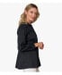 ფოტო #3 პროდუქტის Women's V-Neck Cotton Poplin Diamond Tuck Shirt