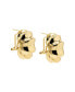 ფოტო #1 პროდუქტის Solid Indented on the Ear Stud Earring