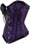 Фото #4 товара Grebrafan Women's Corset, Sexy Brocade Corset, Classic