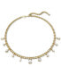 ფოტო #1 პროდუქტის Gold-Tone Mixed Crystal Charm Necklace, 16-1/2" + 3-1/6" extender