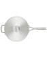 Фото #7 товара 3-Ply Base Stainless Steel 4.5 Quart Induction Sauté Pan with Helper Handle and Lid