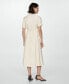 ფოტო #9 პროდუქტის Women's Bow Shirt Dress