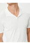 Фото #5 товара Футболка-поло Koton Slim Fit Polo Рубашка с коротким рукавом из хлопка