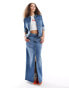 InWear Pheiffer baggy fit denim jacket co-ord in blue