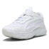 Фото #4 товара Puma Exotek Nitro Base Lace Up Mens White Sneakers Casual Shoes 39493319