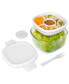 Glass Leak-Proof Salad Container
