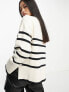 Vero Moda striped jumper in mono