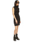 ფოტო #4 პროდუქტის MICHAEL Women's Funnel-Neck Dress