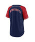 Women's Navy Minnesota Twins Ultimate Style Raglan V-Neck T-shirt