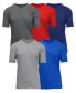 ფოტო #24 პროდუქტის Men's Short Sleeve V-Neck Tee-5 Pack
