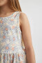 Платье Defacto Çocuk Patterned Sleeveless B4338A824SM