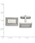 Stainless Steel Polished Rectangle Cufflinks
