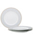 Linen Road Set of 4 Dinner Plates, Service For 4 Серый, Plate - фото #1