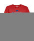 ფოტო #1 პროდუქტის Women's Red SMU Mustangs 2023 AAC Football Conference Champions Locker Room Tri-Blend Crew Neck T-shirt