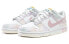 【定制球鞋】 Nike Dunk Low 初一文化baby pink腰果花 清新干净 高级 特殊礼盒 低帮 板鞋 女款 粉蓝 / Кроссовки Nike Dunk Low FJ7707-131