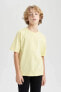 Erkek Çocuk T-shirt Sarı B5927a8/yl272