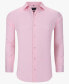 Фото #1 товара Men's Solid Slim Fit Wrinkle Free Stretch Long Sleeve Button Down Shirt