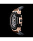 Men's 10 YR Anniversary Saxon Diamond (1/6 ct.t.w.) & 18K Rose-gold Plated Watch