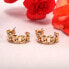 Фото #4 товара Original gold-plated earrings rings Incontri SAUQ07