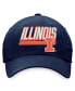 Men's Navy Illinois Fighting Illini Slice Adjustable Hat