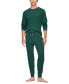 ფოტო #4 პროდუქტის Men's Ribbed Long-Sleeve Pajama Shirt