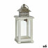 Фонарь деревянный металлический бело-серебристый Gift Decor Lantern 13 x 29 x 13 см (6 штук) - фото #1