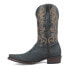 Dingo The Duke Embroidered Lizard Print Snip Toe Cowboy Mens Blue Casual Boots 9.5 - фото #3