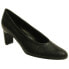 Фото #4 товара VANELi Dayle Round Toe Block Heels Pumps Womens Black Dress Casual 888381