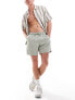 Фото #5 товара ASOS DESIGN 2 pack swim shorts in mid length in sage green/brown