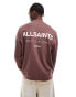 Фото #1 товара AllSaints Underground sweatshirt in deep mauve