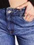 Фото #4 товара Mango mid rise wide leg jeans in mid blue