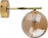 Фото #8 товара Kinkiet TK Lighting Tk Lighting Estera 4778 kinkiet lampa ścienna modern szklany klosz 1x6W G9 bursztynowy/złoty