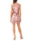 ფოტო #2 პროდუქტის Women's Spaghetti-Strap Paillette Mini Dress