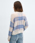 Фото #3 товара Women's Checks Knitted Sweater