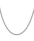 ფოტო #1 პროდუქტის Stainless Steel 3mm Curb Chain Necklace