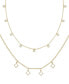 Фото #1 товара ETTIKA geo Charm Layering Crystal Necklace Set of 2