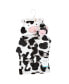 Baby Unisex Baby h Bathrobe and Toy Set, Cow