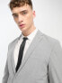 New Look slim suit jacket in grey