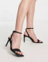 Фото #2 товара Stradivarius heeled sandals in black