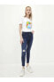 Фото #1 товара LCW Jeans Yüksek Bel Süper Skinny Fit Cep Detaylı Kadın Jean Pantolon