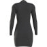 Фото #2 товара CALVIN KLEIN JEANS Woven Label Rib Long Sleeve Short Dress