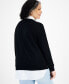 ფოტო #2 პროდუქტის Plus Size Twofer Sweater, Created for Macy's