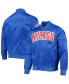 Фото #1 товара Men's Royal Chicago Cubs Wordmark Satin Full-Snap Jacket