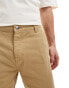 Brave Soul cotton twill worker carpenter shorts in stone