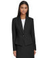 PARIS Women's Peak-Lapel One-Button Blazer